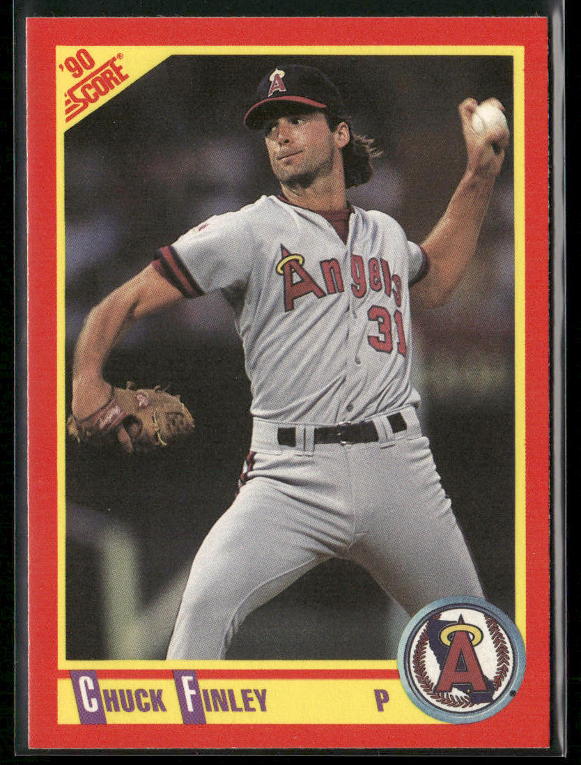 Chuck Finley 1990 Score #380 California Angels