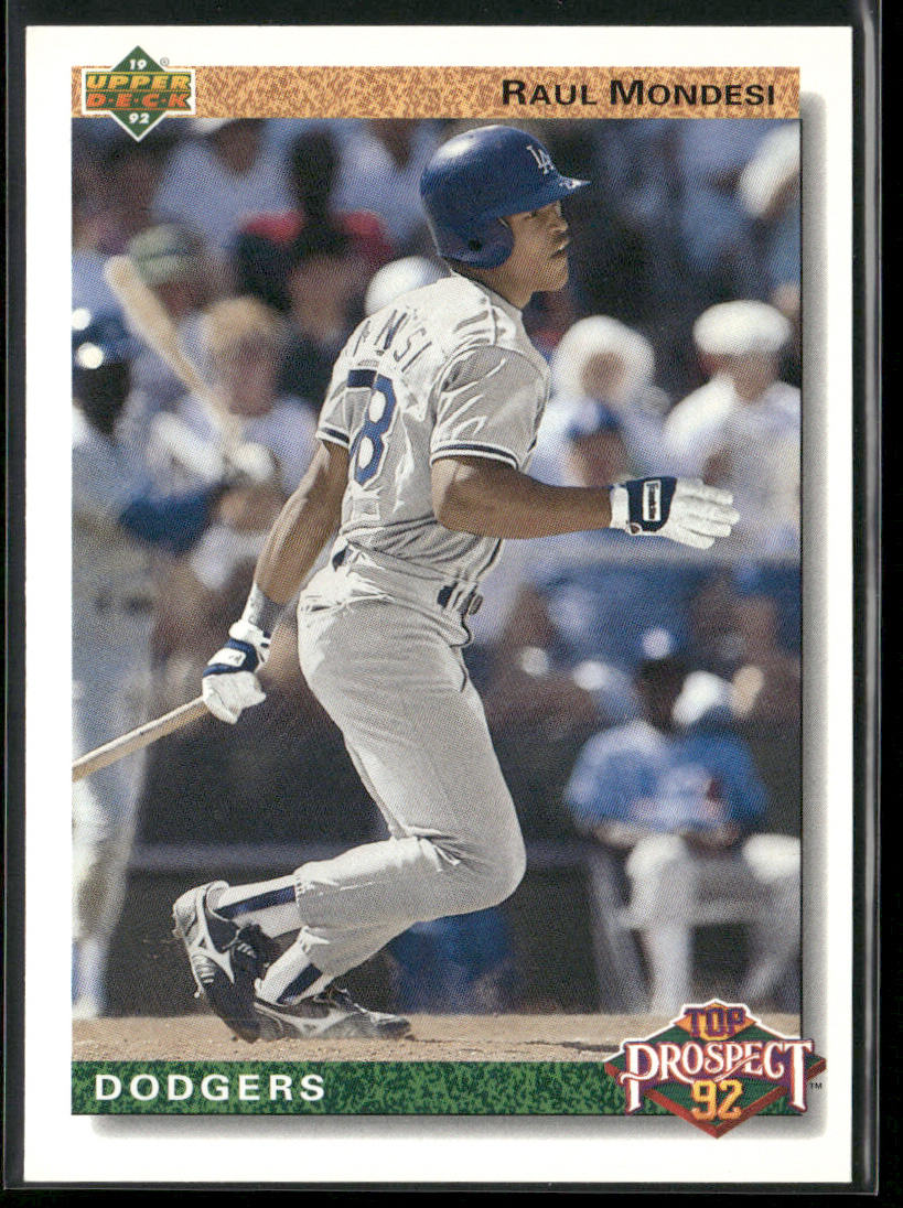 Raul Mondesi 1992 Upper Deck #60 Los Angeles Dodgers front