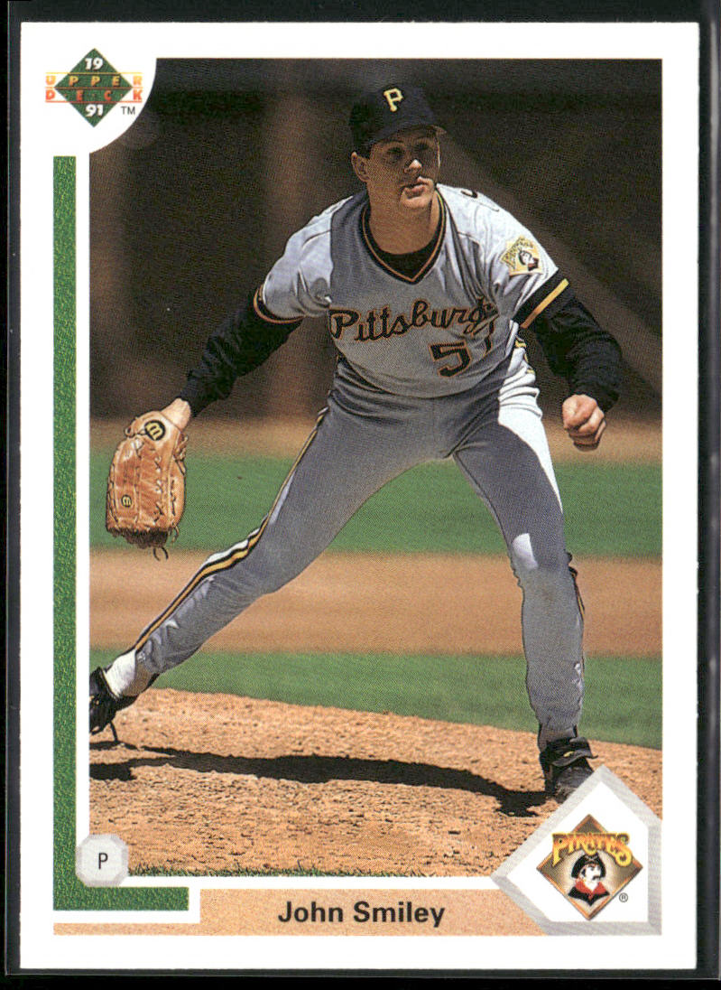 John Smiley 1991 Upper Deck #669c Pittsburgh Pirates