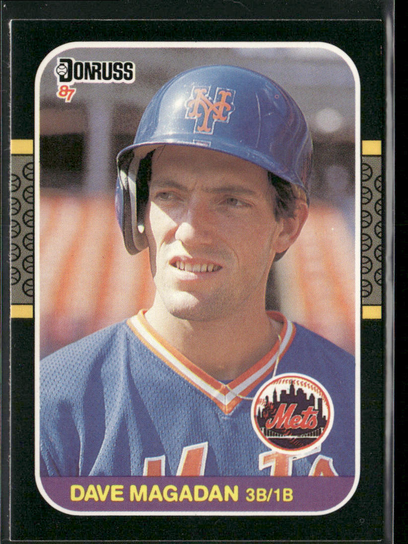 Dave Magadan 1987 Donruss #575 RC New York Mets front