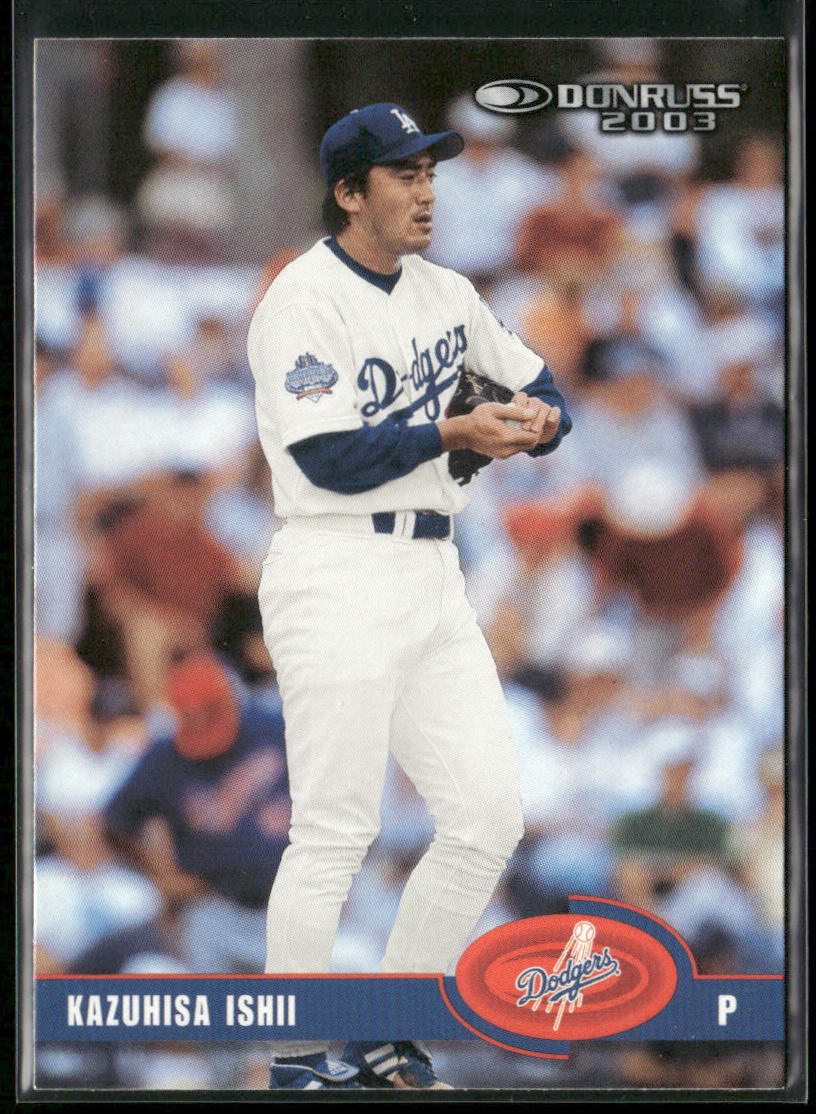 Kazuhisa Ishii 2003 Donruss #310 Los Angeles Dodgers front