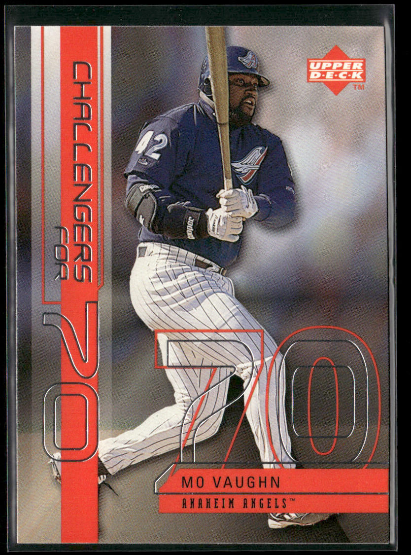 Mo Vaughn 1999 Upper Deck Challengers for 70 Inserts #C6 Anaheim Angels