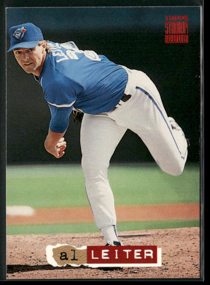 Al Leiter 1994 Stadium Club #667 Toronto Blue Jays front