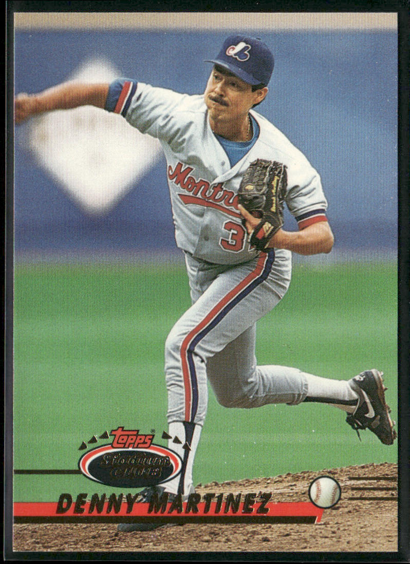 Denny Martinez 1993 Stadium Club #140 Montreal Expos front