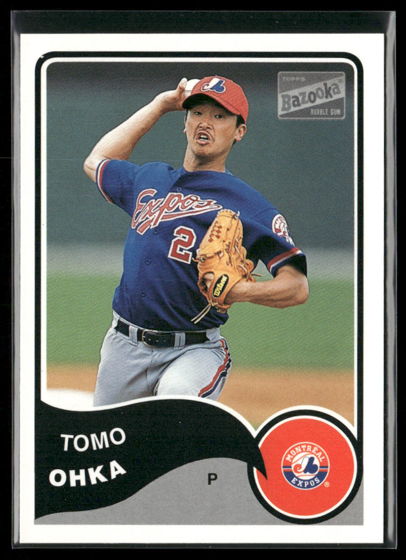 Tomo Ohka 2003 Bazooka #218 Montreal Expos front