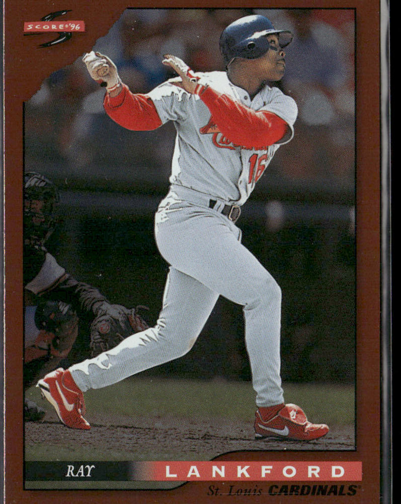 Ray Lankford 1996 Score Dugout Collection (Series Two) #4 St. Louis Cardinals
