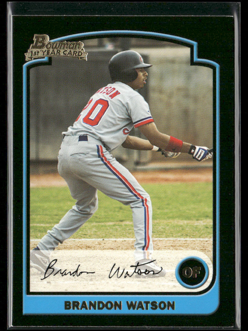 Brandon Watson 2003 Bowman Gold #321 RC Montreal Expos