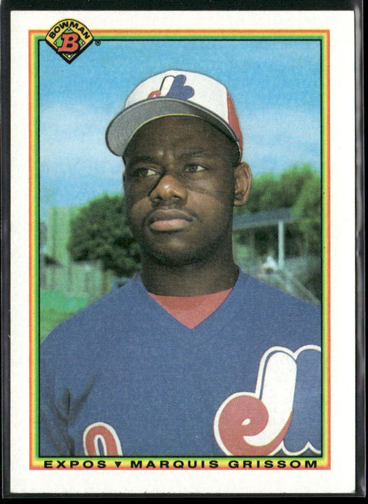 Marquis Grissom 1990 Bowman #115 RC Montreal Expos
