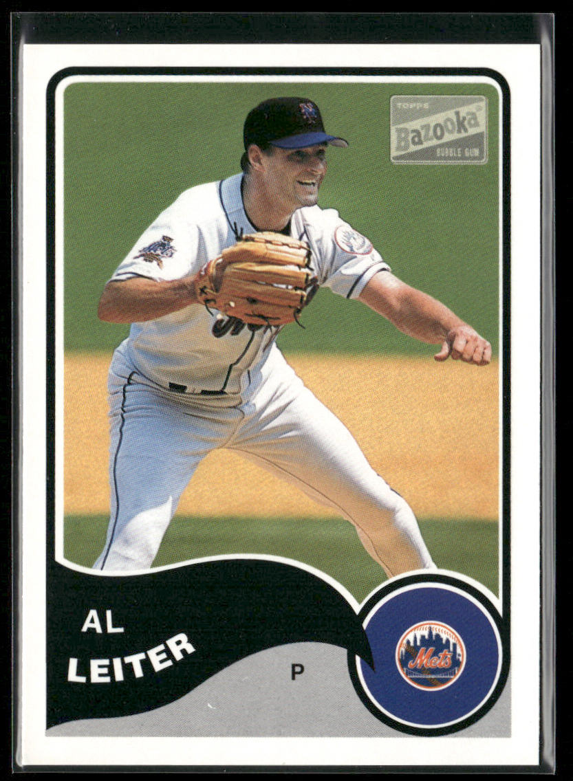 Al Leiter 2003 Bazooka #219 New York Mets front