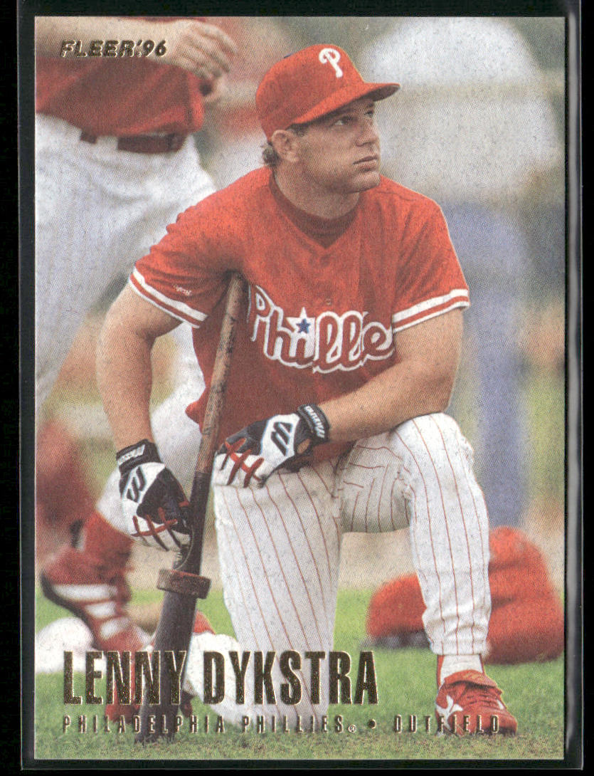 Lenny Dykstra 1996 Fleer #495 Philadelphia Phillies