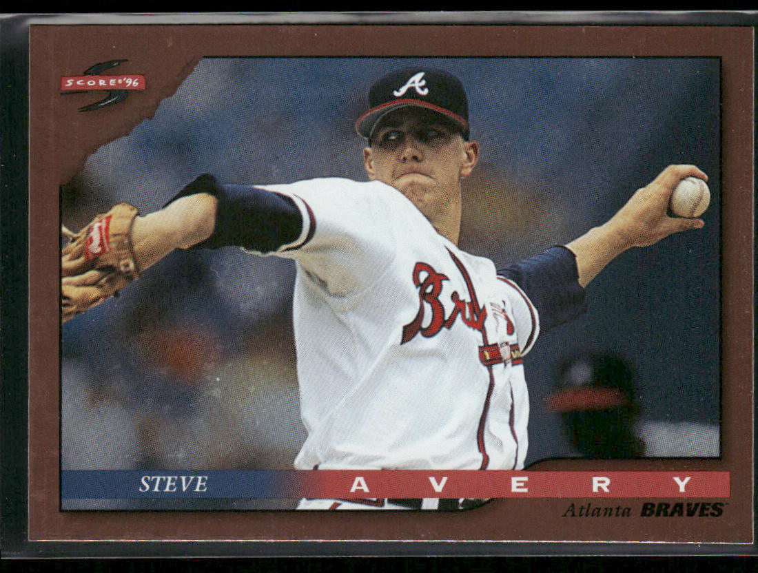 Steve Avery 1996 Score Dugout Collection (Series One) #73 Atlanta Braves