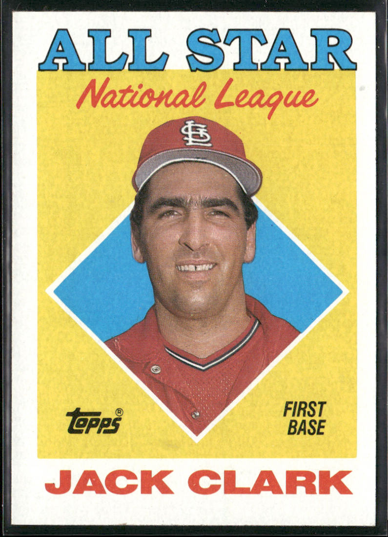 Jack Clark 1988 Topps #397 St. Louis Cardinals