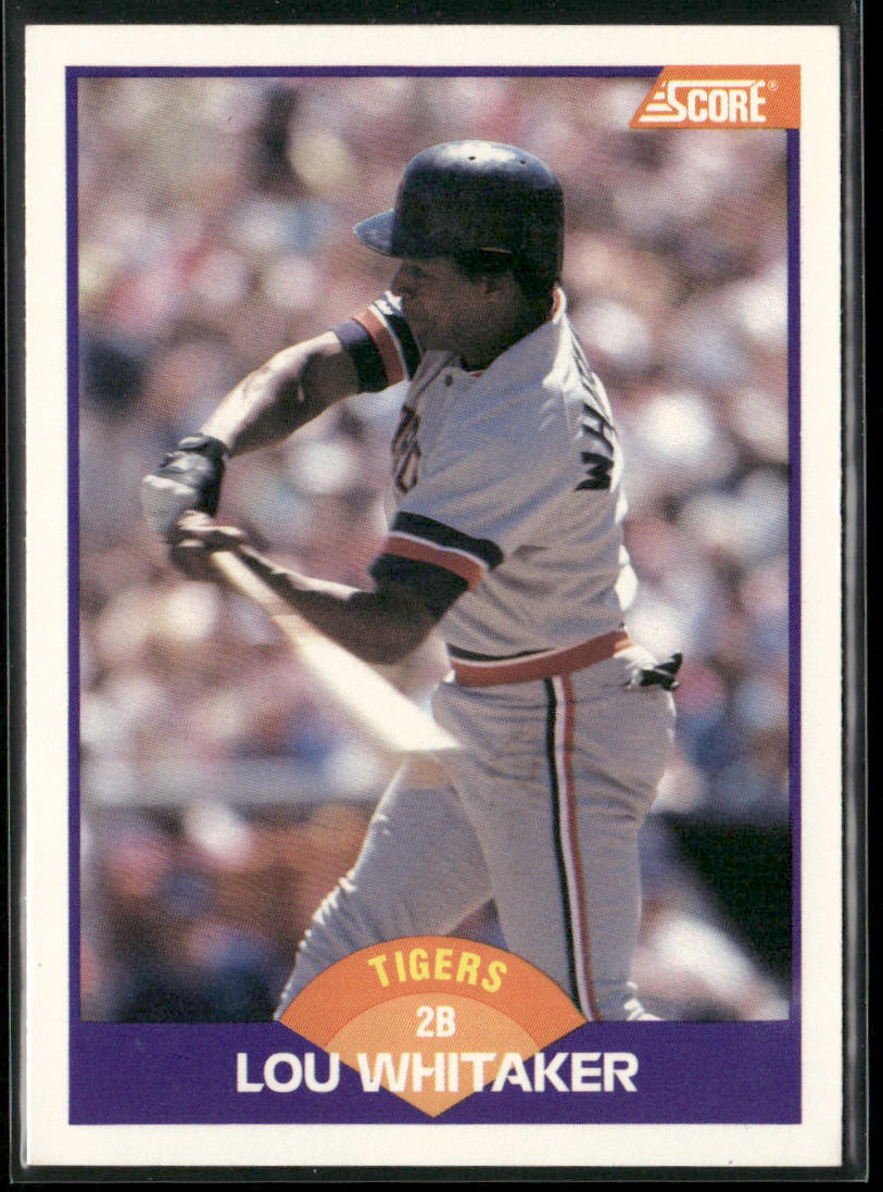 Lou Whitaker 1989 Score #230 Detroit Tigers