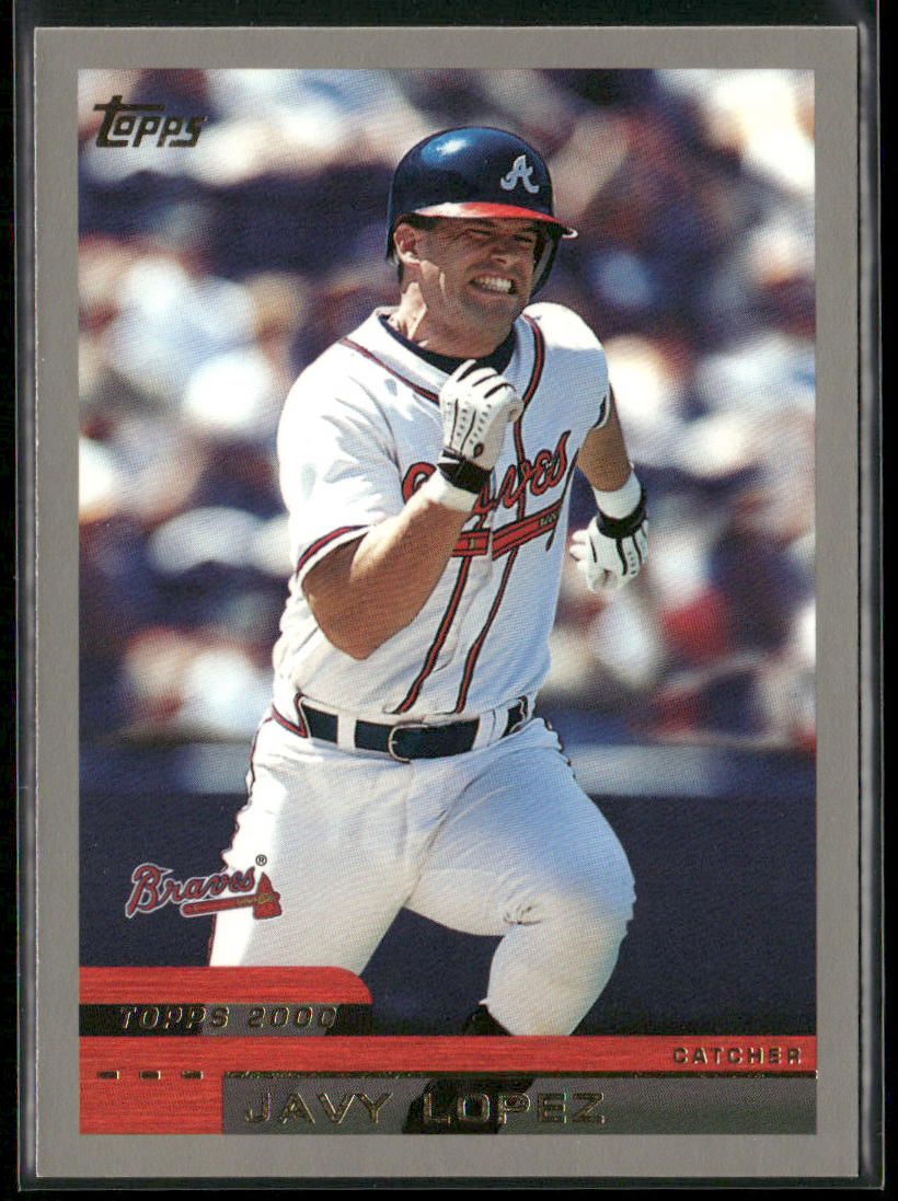 Javy Lopez 2000 Topps #16 Atlanta Braves front