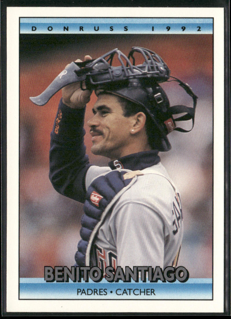 Benito Santiago 1992 Donruss #40b San Diego Padres