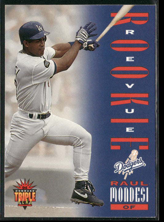 Raul Mondesi 1994 Triple Play #288 Los Angeles Dodgers front