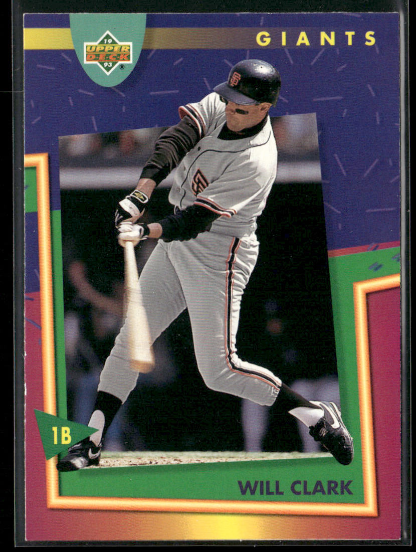 Will Clark 1993 Upper Deck Fun Pack #101 San Francisco Giants
