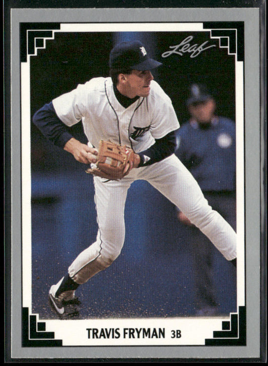 Travis Fryman 1991 Leaf #149 Detroit Tigers front