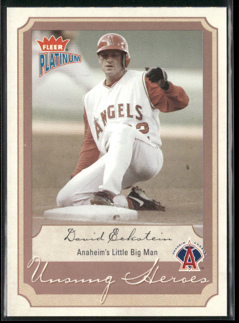 David Eckstein 2003 Fleer Platinum #220 Anaheim Angels