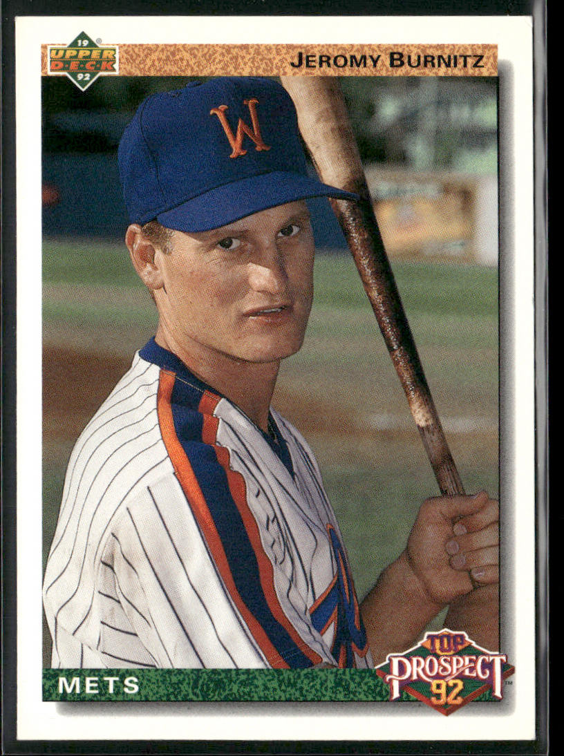 Jeromy Burnitz 1992 Upper Deck #65 Pittsfield Mets