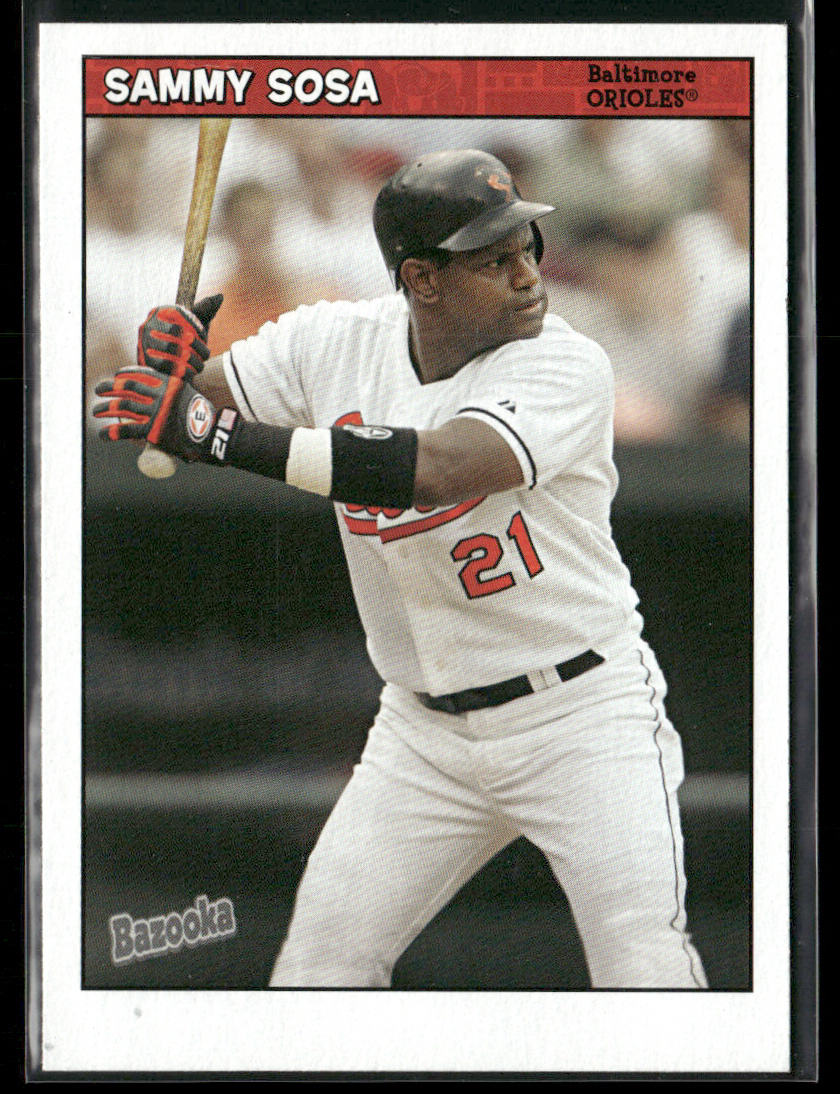 Sammy Sosa 2006 Bazooka #3 Baltimore Orioles front