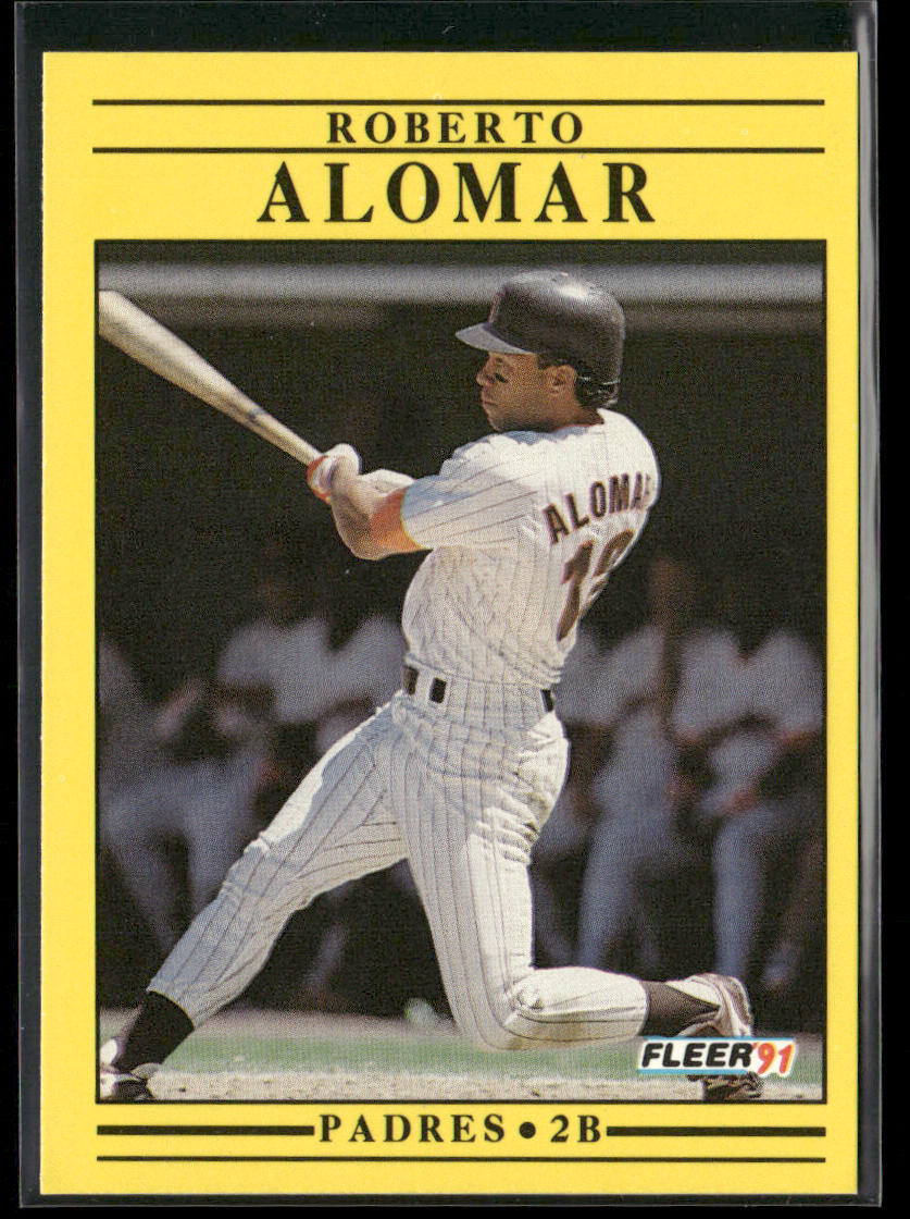 Roberto Alomar 1991 Fleer #523 San Diego Padres