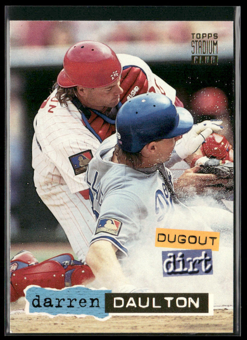 Darren Daulton 1994 Stadium Club Dugout Dirt #12 Philadelphia Phillies
