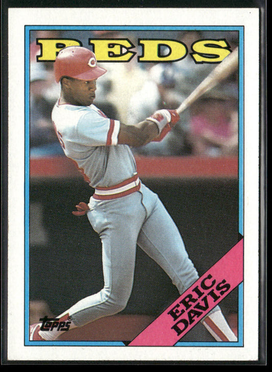 Eric Davis 1988 Topps #150 Cincinnati Reds front