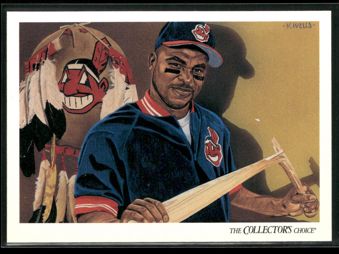 Albert Belle 1993 Upper Deck #823 Cleveland Indians front