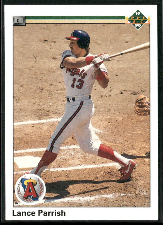 Lance Parrish 1990 Upper Deck #674 California Angels front