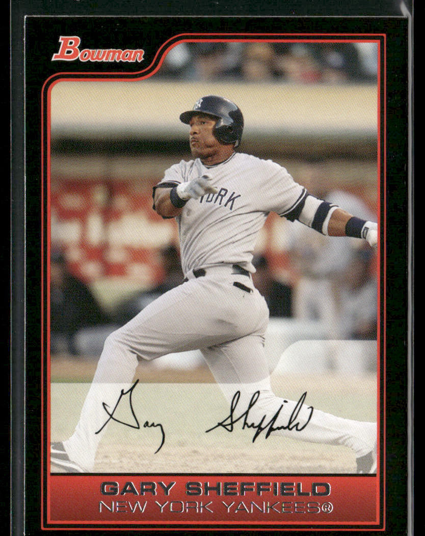 Gary Sheffield 2006 Bowman #93 New York Yankees