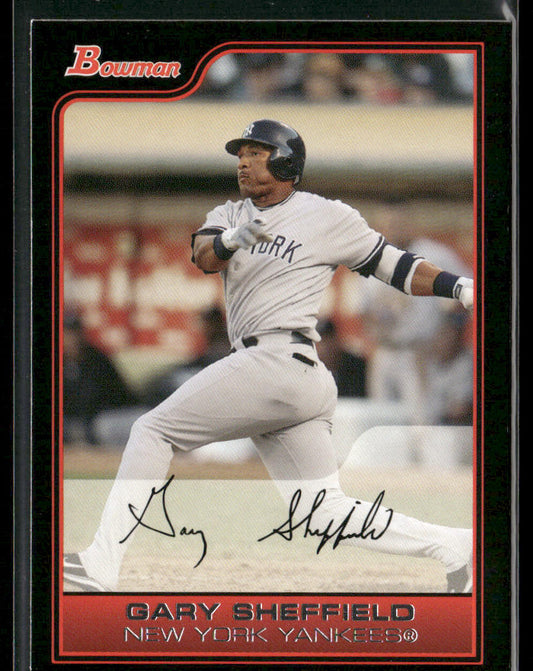 Gary Sheffield 2006 Bowman #93 New York Yankees