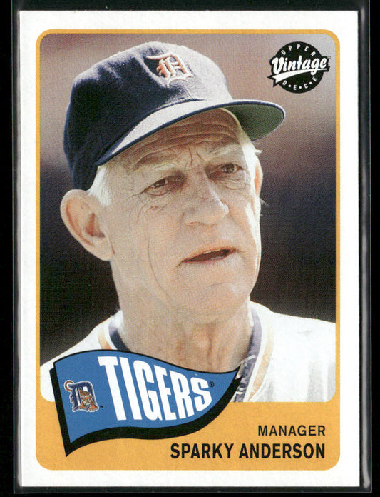 Sparky Anderson 2003 Upper Deck Vintage #195 Detroit Tigers front