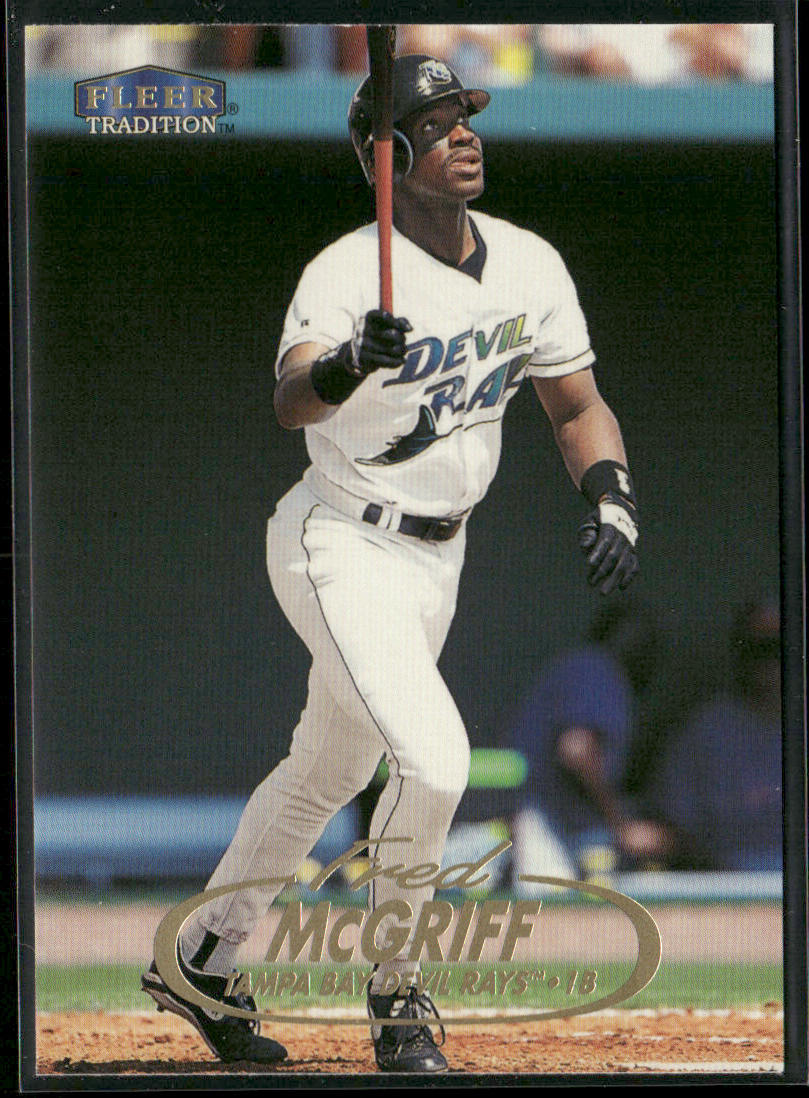 Fred McGriff 1998 Fleer Tradition #540 Tampa Bay Devil Rays front