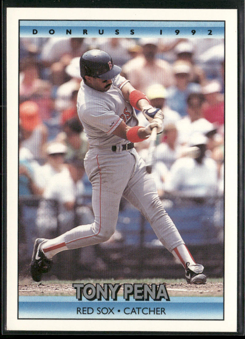Tony Pena 1992 Donruss #208 Boston Red Sox front