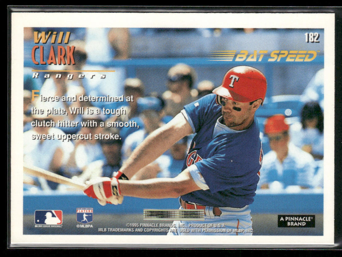 Will Clark 1995 Summit #182 Texas Rangers