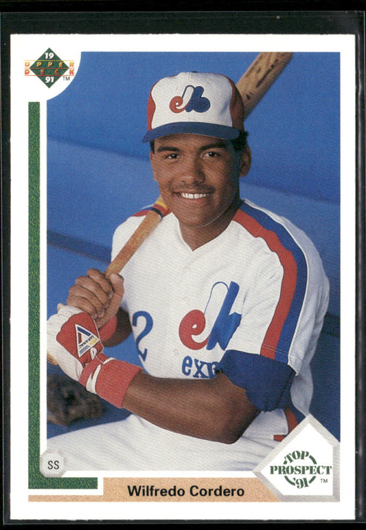 Wilfredo Cordero 1991 Upper Deck #60 RC Montreal Expos