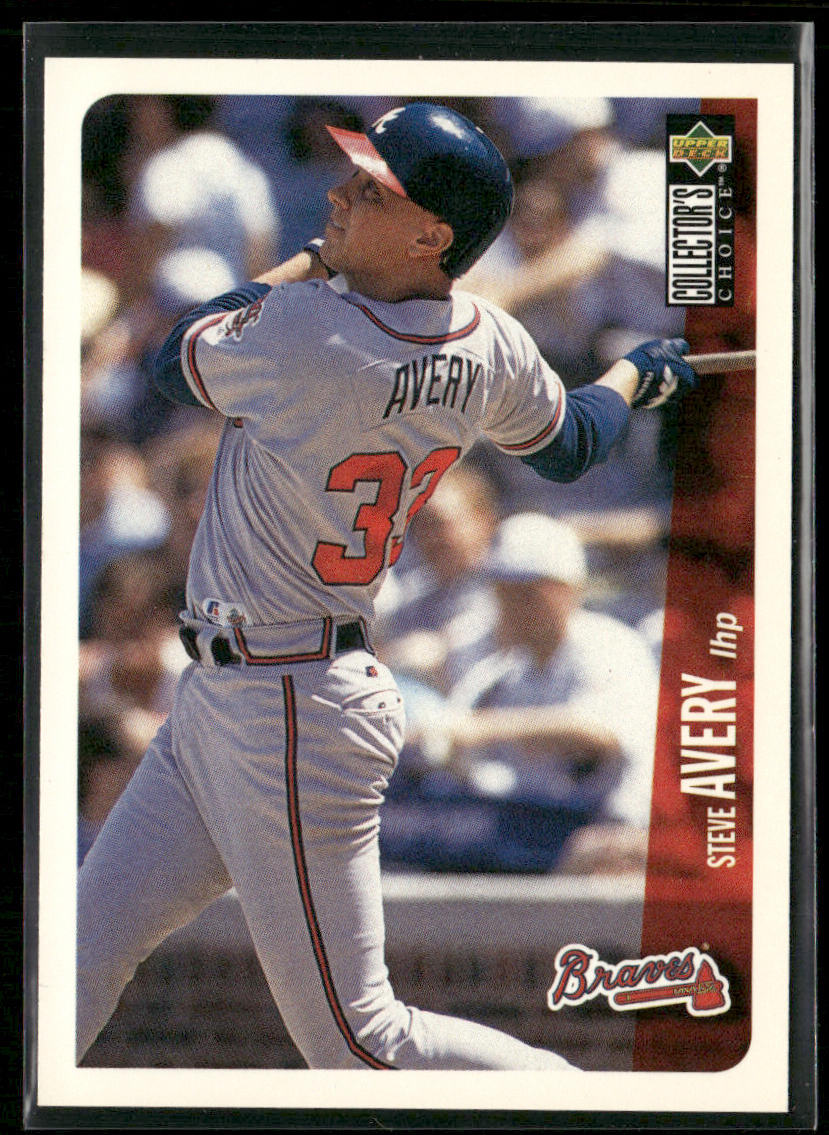 Steve Avery 1996 Collector's Choice #453 Atlanta Braves