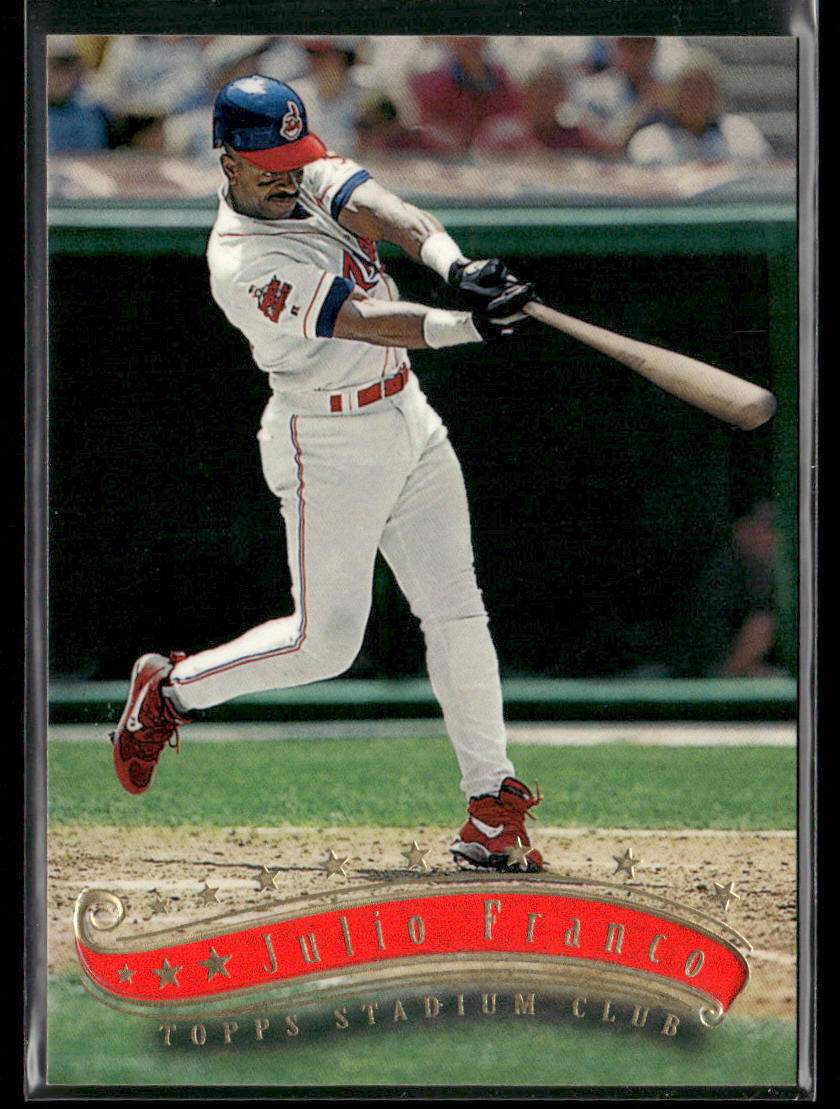 Julio Franco 1997 Stadium Club #65 Cleveland Indians