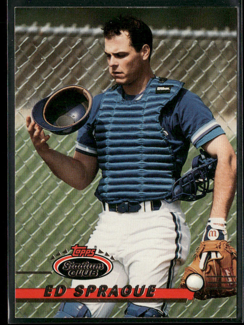 Ed Sprague 1993 Stadium Club #90 Toronto Blue Jays front