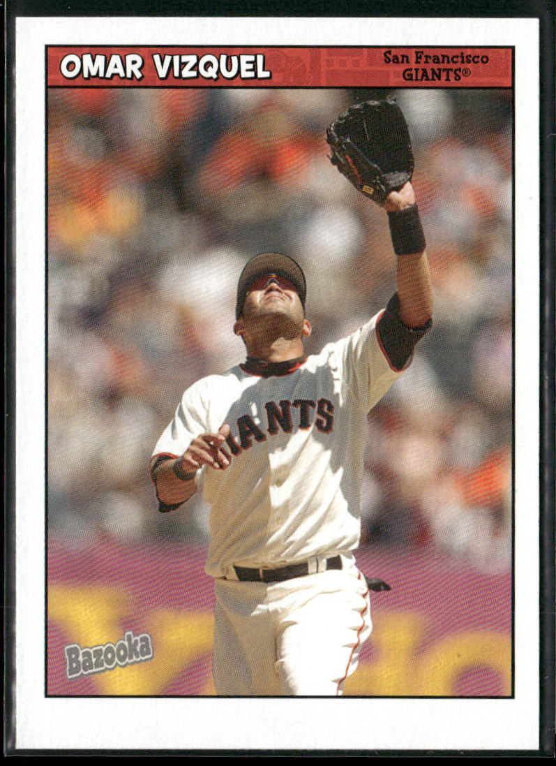 Omar Vizquel 2006 Bazooka #187 San Francisco Giants