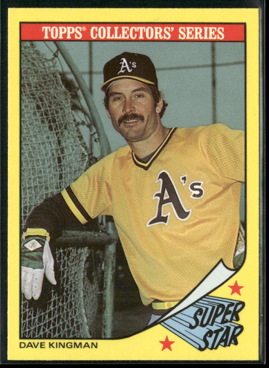Dave Kingman 1986 Topps Baseball Champion Superstars #16 Oakland Athletics