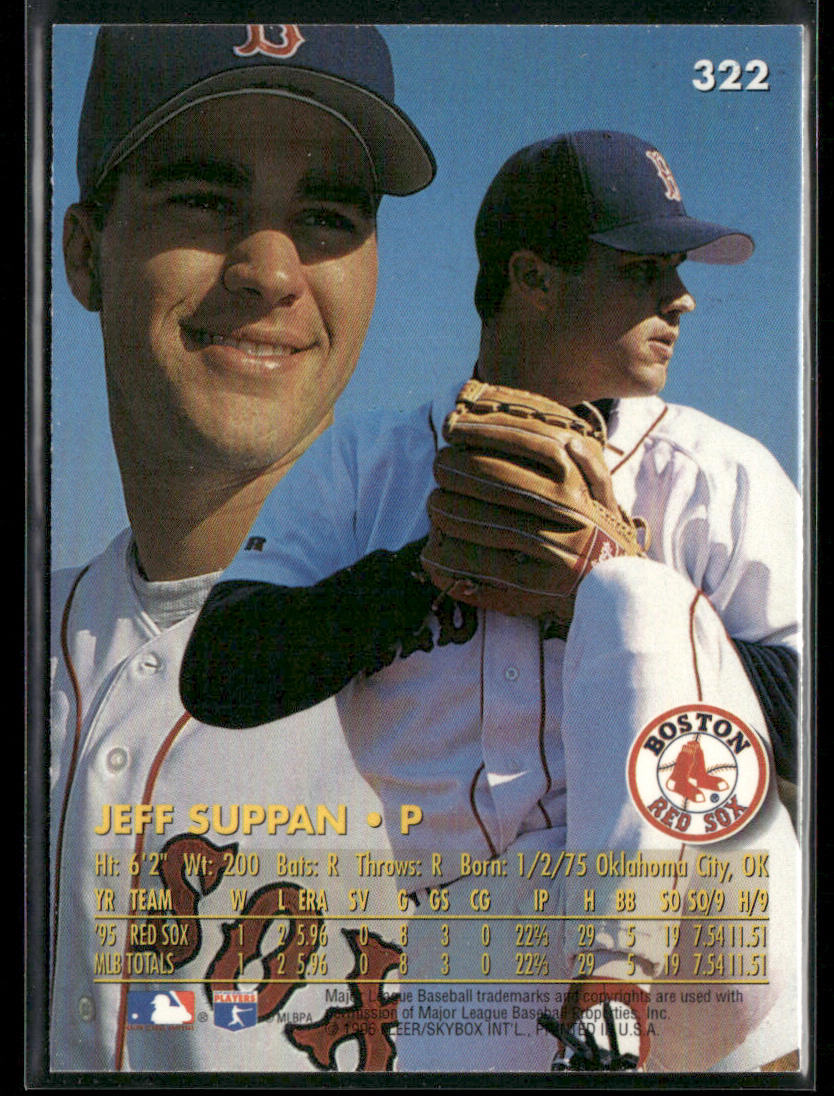 Jeff Suppan 1996 Ultra #322 Boston Red Sox