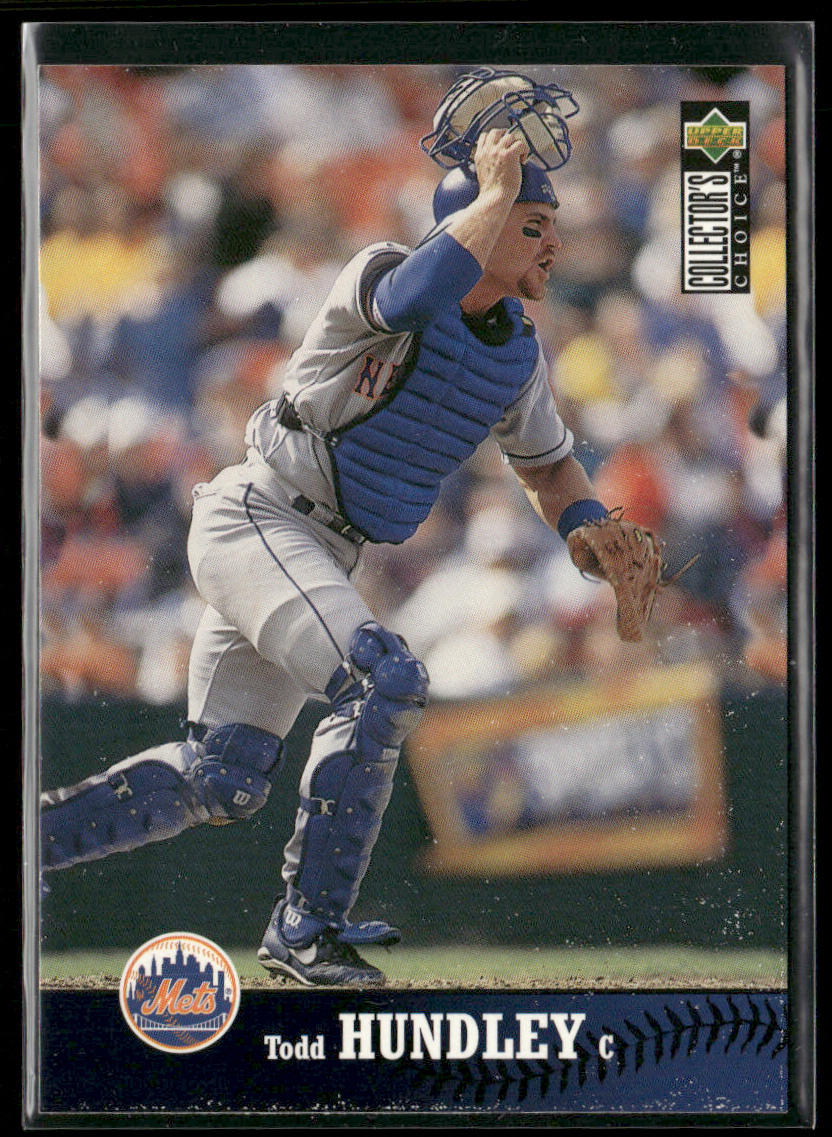 Todd Hundley 1997 Collector's Choice #395 New York Mets front