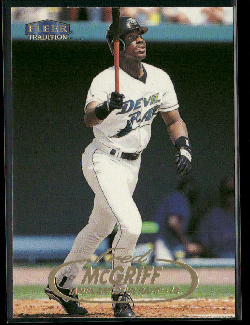 Fred McGriff 1998 Fleer Tradition #540 Tampa Bay Devil Rays front