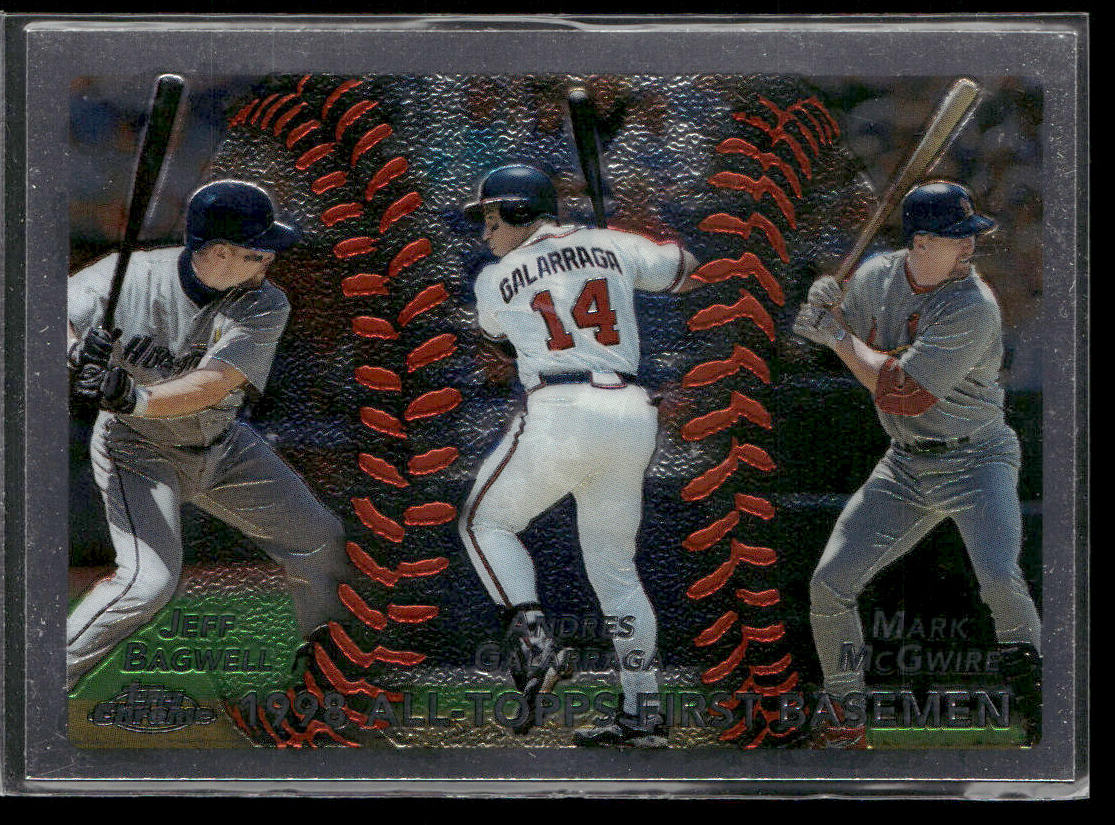 Jeff Bagwell / Andres Galarraga / Mark McGwire AT 1999 Topps Chrome #450