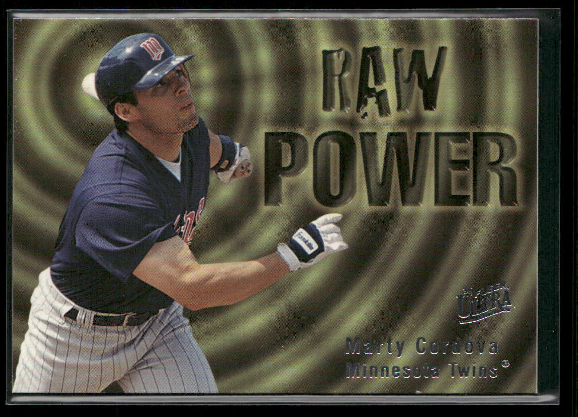 Marty Cordova 1996 Ultra #593 Minnesota Twins