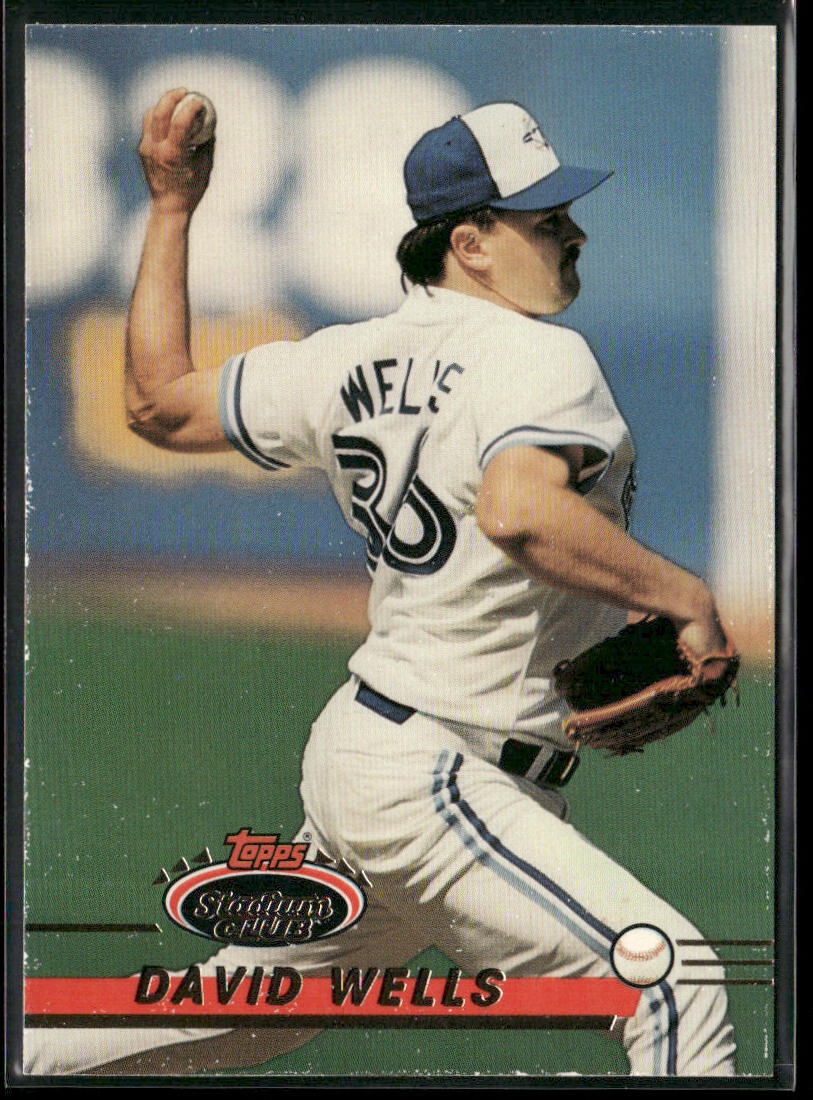 David Wells 1993 Stadium Club #59 Toronto Blue Jays front
