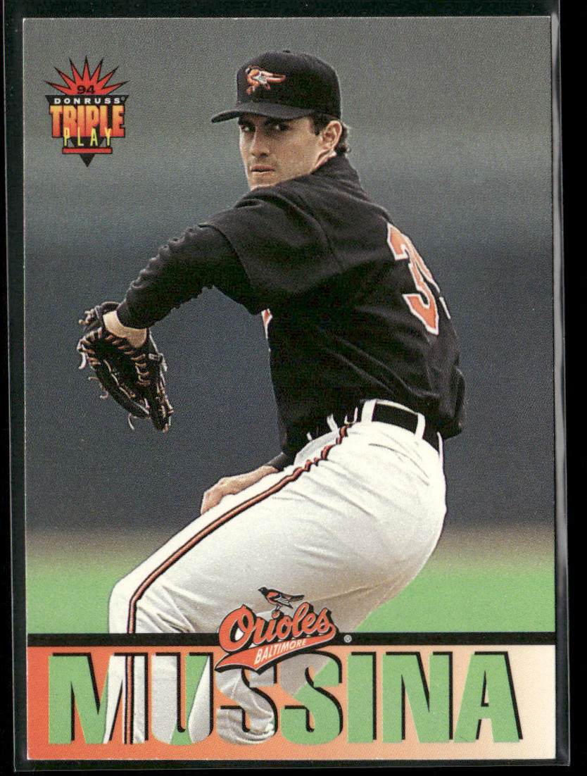 Mike Mussina 1994 Triple Play #157 Baltimore Orioles front