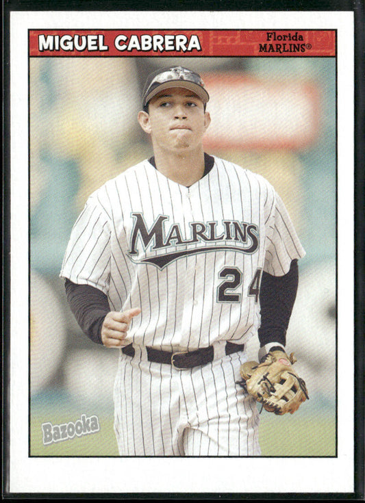 Miguel Cabrera 2006 Bazooka #23 Florida Marlins front
